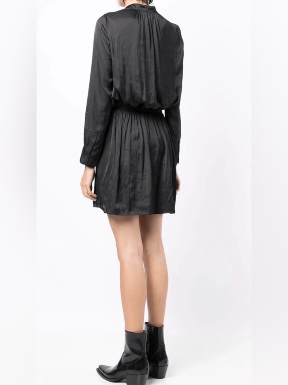 Zadig & Voltaire Rinka Satin Women’s Dress Mini Size Small EUC - Picture 2 of 13
